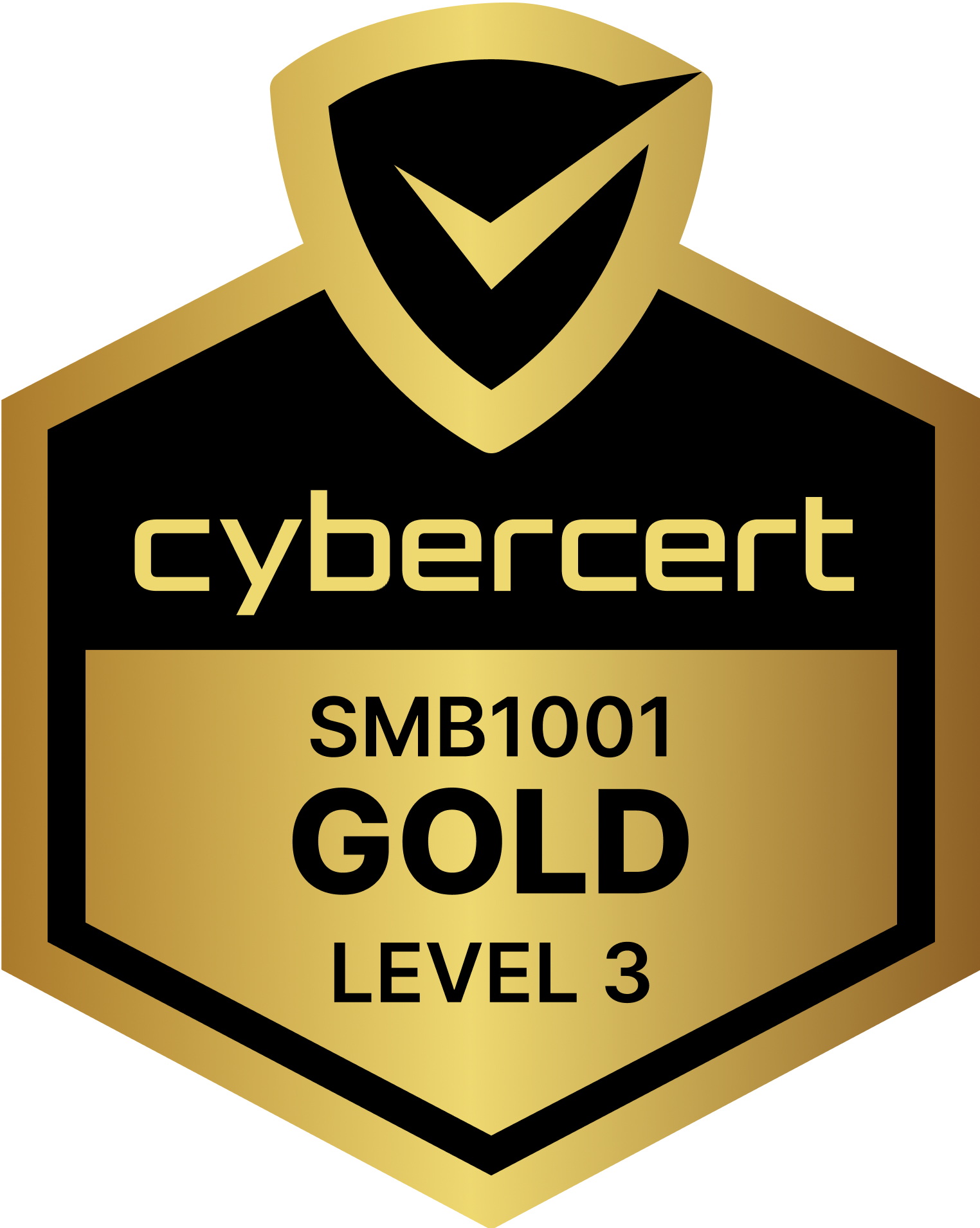 SMB1001 Gold Level 3 - CyberCert